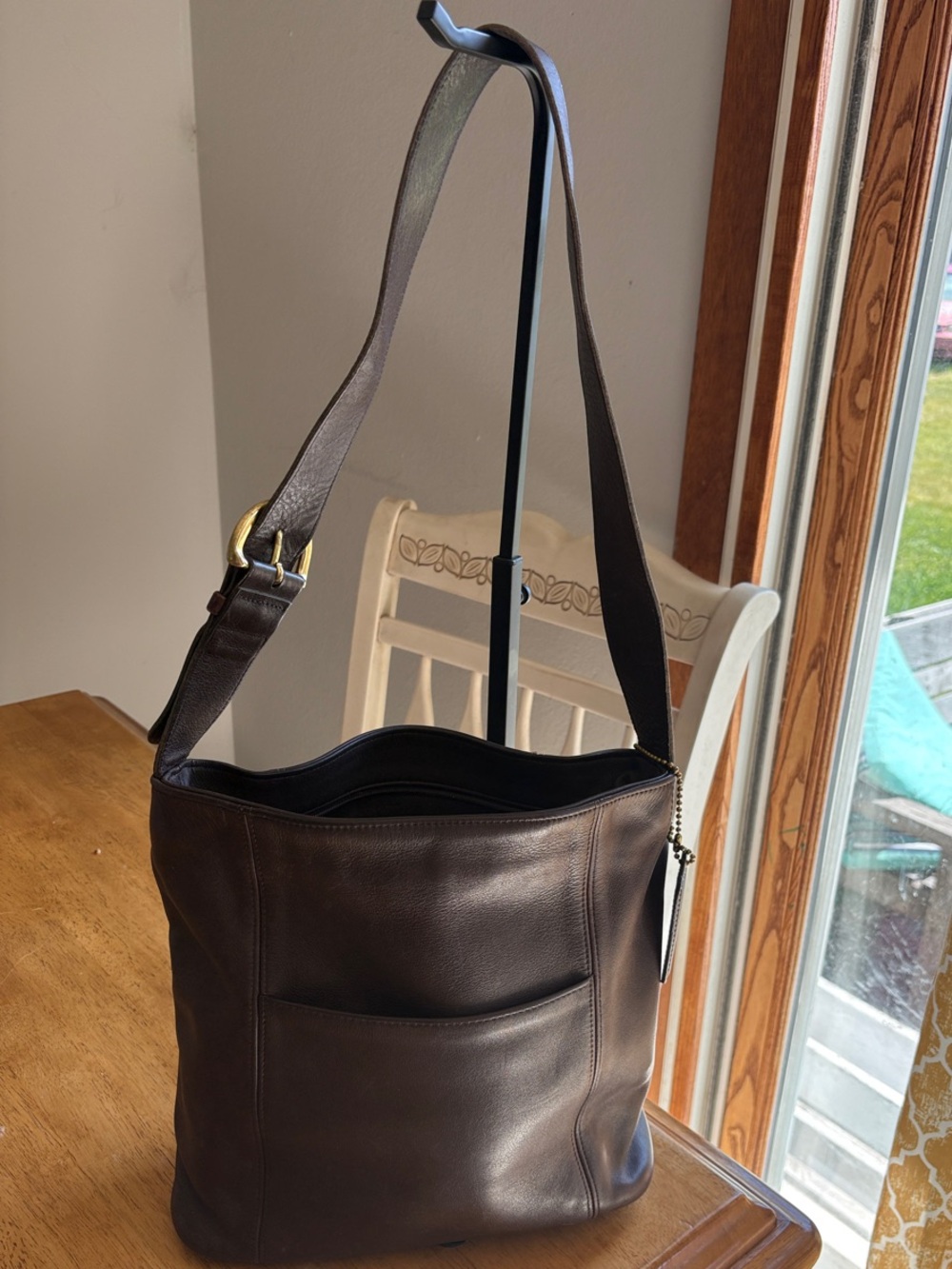 Vintage 1997 Coach Erickson shoulder suede interior